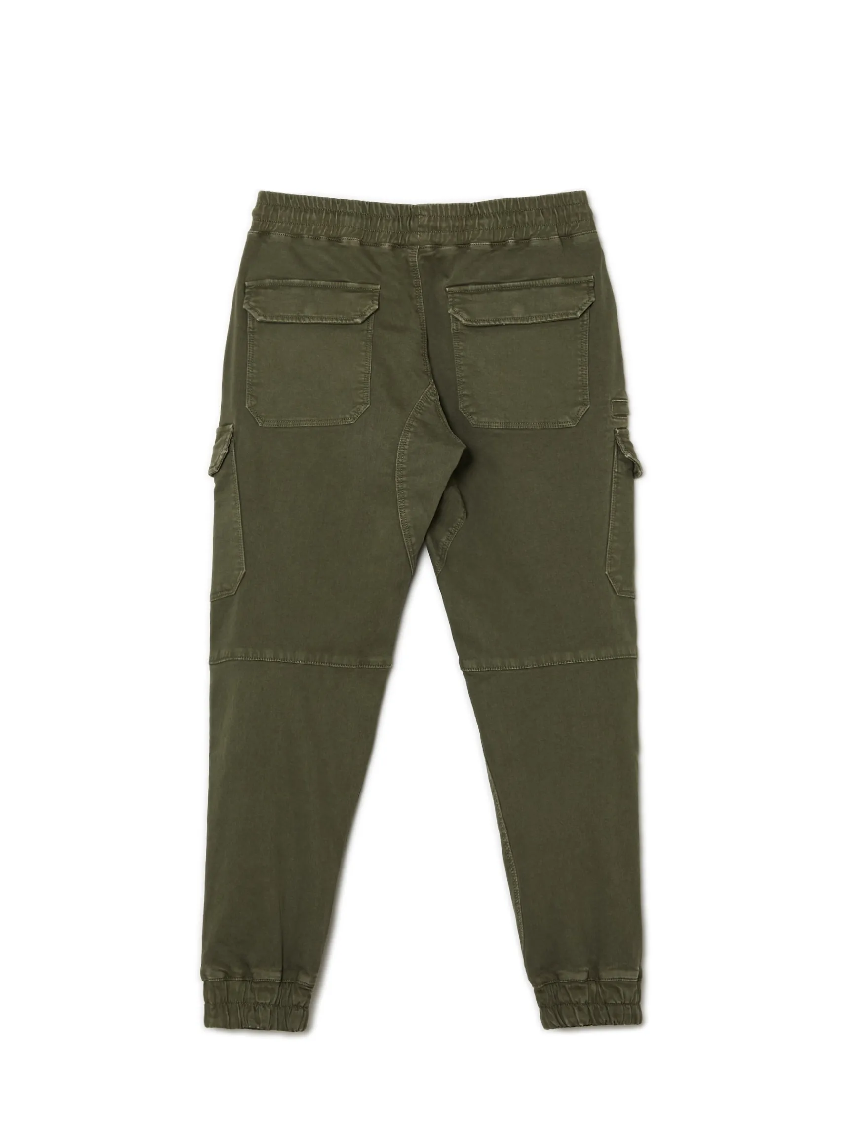 Clearance Cropp Zielone joggery cargo zielony