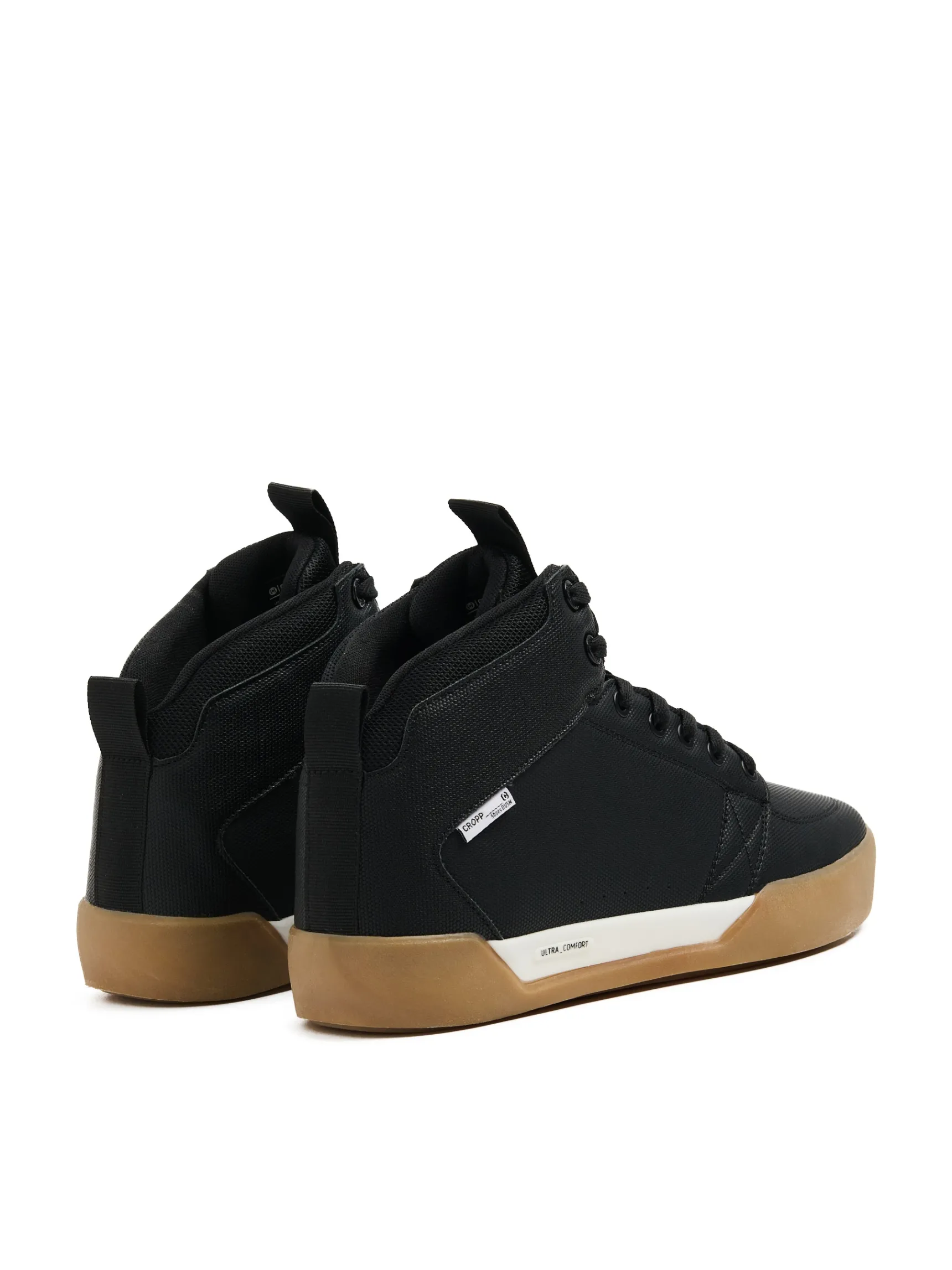 Online Cropp Zimowe sneakersy za kostkę czarny
